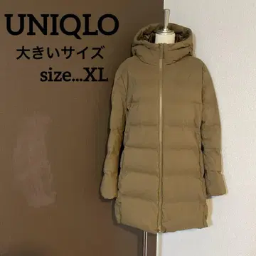 유니클로 UNIQLO 빅 사이즈 심리스 롱 다운 코트