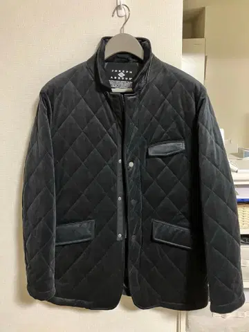 JOSEPH ABBOUD 블랙 퀼팅 자켓