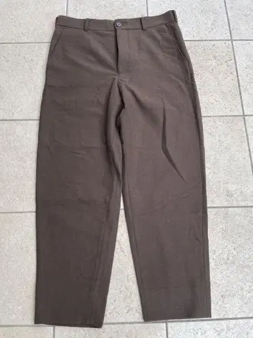 UNIQLO U 울 블렌드 와이드 핏 팬츠