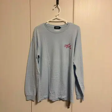 XLARGE Don't Front 긴팔T셔츠 M 라이트 블루