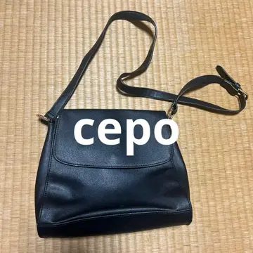 [ 새상품급 ] cepo 세포 합성 피혁 숄더백 블랙 백