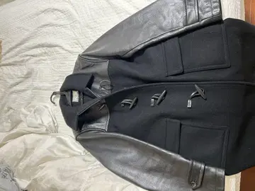 Rays 가죽 울 자켓