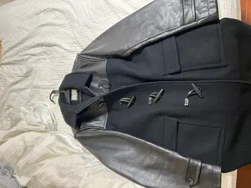 Rays 가죽 울 자켓