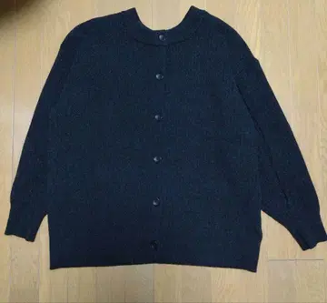 CLANE 더블 페이스 홀 슬리브 가디건