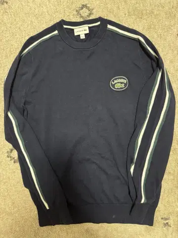 Lacoste 네이비 긴팔 니트