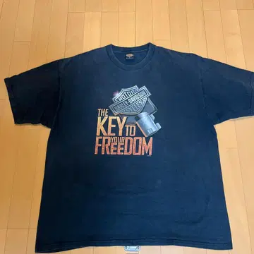 할리데이비슨 그래픽 구제 의류 T셔츠 2XL