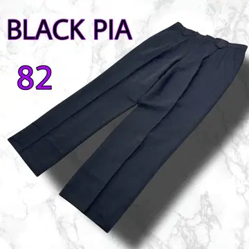 BLACK PIA 블랙 투 턱 팬츠 슬랙스 모 100 라이카