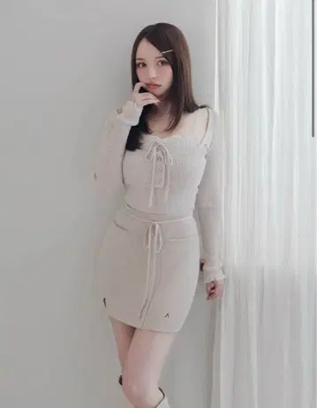 andmary Brenda lace knit set