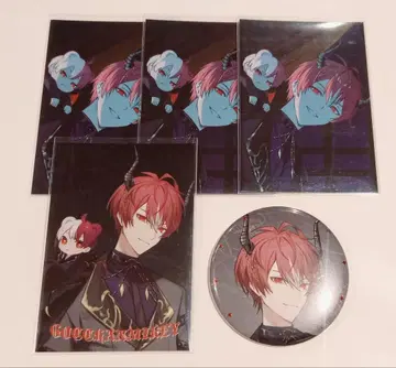 CR 할로윈 메탈릭 카드 캔뱃지 고챤마이키 고챠마이