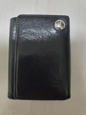 잼홈메이드 3단 폴더형 지갑 가죽 블랙