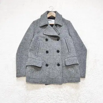 [ 마가렛호웰 MHL. ] 울 피코트 미들 기장 브레피