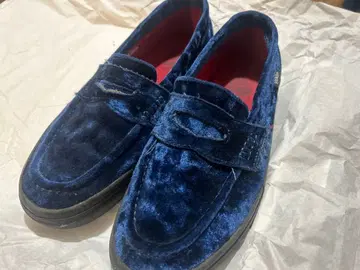 VANS VELVET LOAFER V96VVT-0001(NAVY)26cm