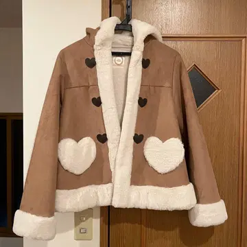 Ank Rouge 앙크루즈 더플 코트 무스탕 코트 하트