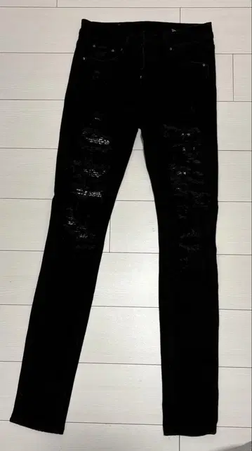mnml 30인치 블랙 데님