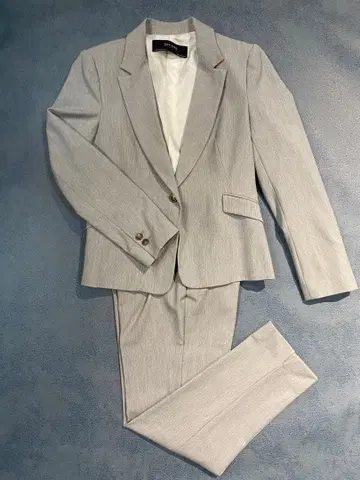 ZARA BASIC 그레이 수트 상하의 M 사이즈
