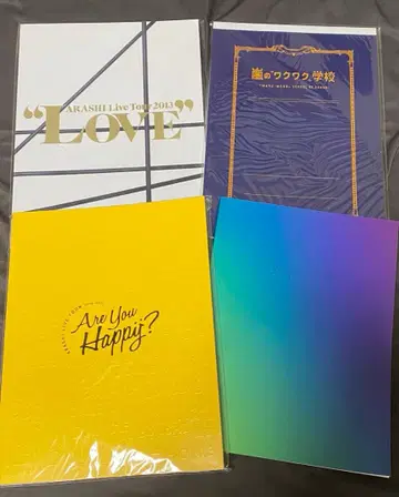 아라시 LIVE 투어 팜플렛 콘서트 굿즈