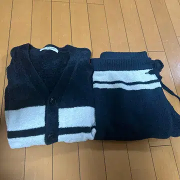 GELATO PIQUE 네이비 화이트 룸웨어 세트 M