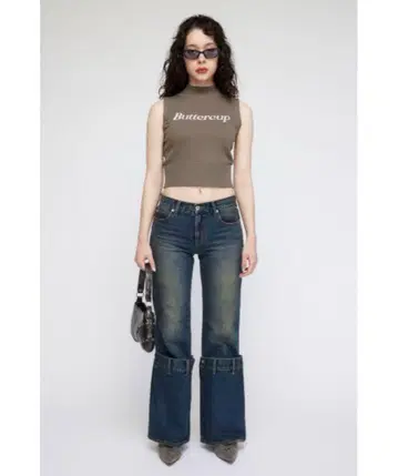 LAGUA GEM 레그 커버 데님