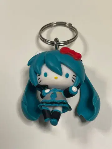 헬로키티 x 하츠네 미쿠 키링 가챠 1