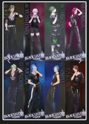 BLACKSTAR BLACKLIVE B2 반재단 포스터 세트 (8종)