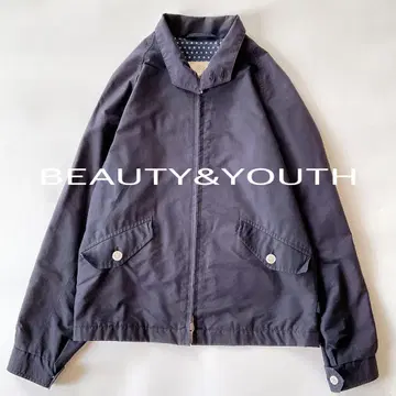 BEAUTY&YOUTH 해링턴 자켓 네이비 스윙탑 G4