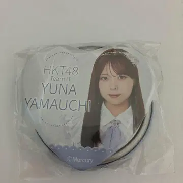 HKT48 캡슐 복권 야마우치 유나 캔뱃지