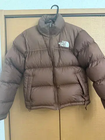 THE NORTH FACE 브라운 눕시 700 S 사이즈