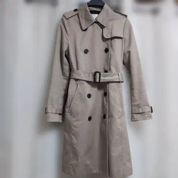 moussy 가을봄용 트렌치코트 모카 브라운