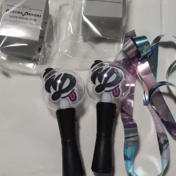 나니와단시 응원봉 2025 은색 테이프 포함 2개 2개 세트