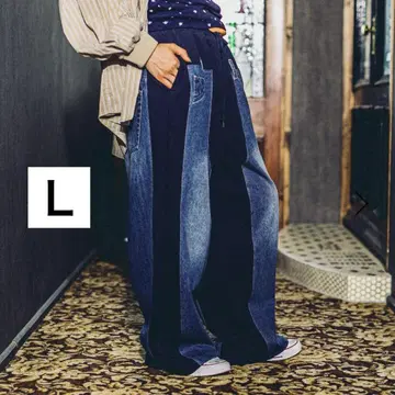 niko and - MODE NOME CORE 데님 패치워크 팬츠