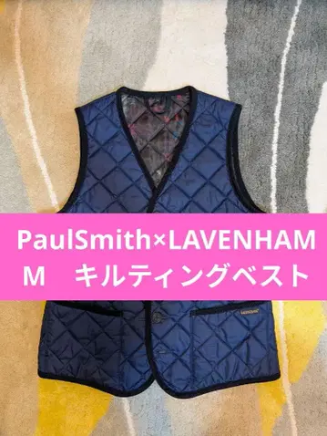 [ 폴스미스 별주 ] LAVENHAM 네이비 퀼팅 베스트