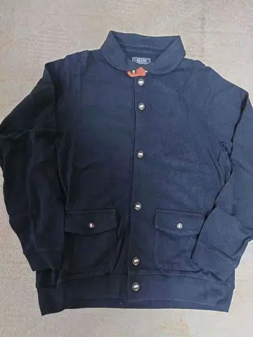 미사용 새상품 BEAMS 블랙 가디건 L