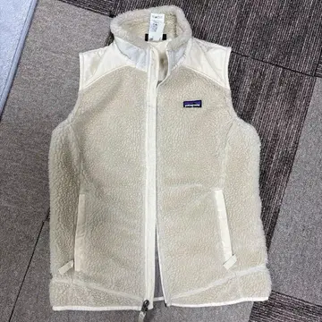 patagonia 플리스 자켓 M 크림색