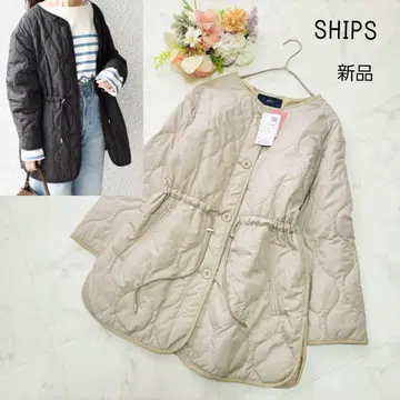 새상품 SHIPS 퀼팅 자켓*손세탁 가능*퀼팅 이너 블루종