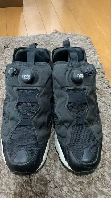 리복 인스타펌프 퓨리 블랙 26.5cm 스니커즈