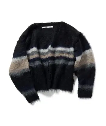 perverze Double Stripe Knit Cardigan