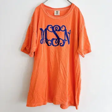 COMFORT COLORS T셔츠 L 사이즈 오렌지 로고