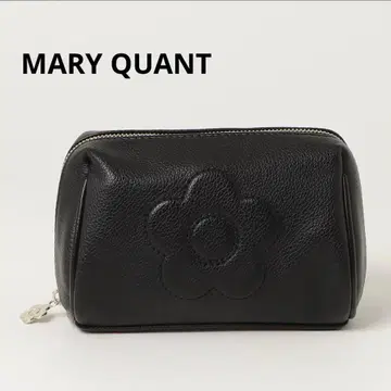 새상품급 MARY QUANT 마리콴트 데이지 블랙 파우치