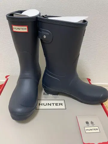 [ 새상품 ] HUNTER 헌터 레인부츠 레인슈즈 장화 25cm