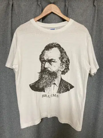 더블 웍스 BRAHMS T셔츠 스며드는 프린트