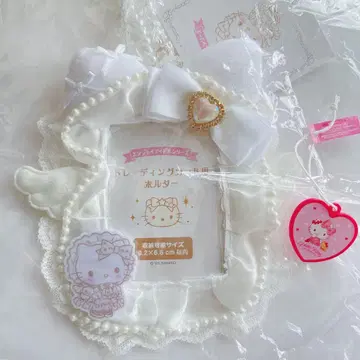 산리오 헬로키티 트레이딩 카드 트레카 홀더 순백천사 아이돌