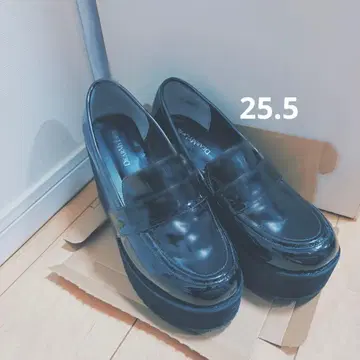 DEAR MY LOVE 통굽 11cm 로퍼 25.5