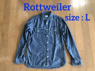 Rottweiler 로트 와일러 데님 긴팔 셔츠