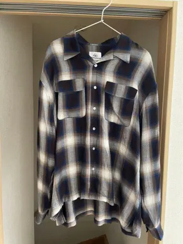 Camphor wood Rayon ombre check shirts