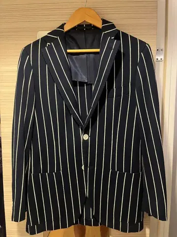 브리라펠 일구스토 빔즈 F 자켓 46 네이비 스트라이프