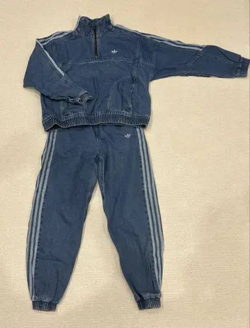 adidas 데님 블루 셋업