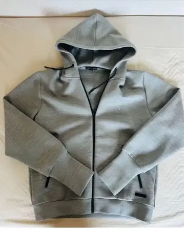 THE SCOTTE HOUSE 그레이 후드티 후드 부착