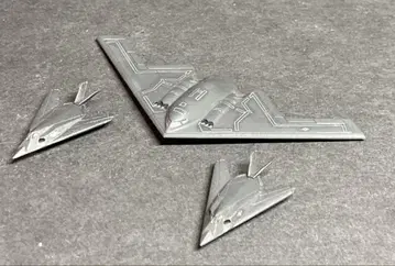 [ 완성품 ] 1/700 미국 공군 스텔스 군용기 3대 세트
