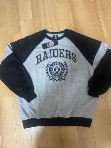raiders 레이더스 nfl 미식축구 트레이닝복 맨투맨 새상품