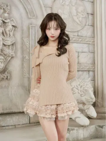 다리치 Darich 랜덤 프릴 니트 셋업